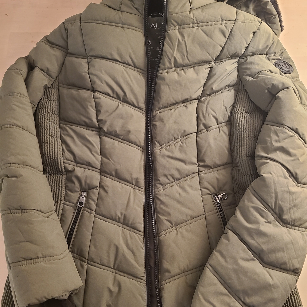 NWT Nautica XS Olive Green Puffer Jacket